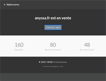 Tablet Screenshot of anyssa.fr